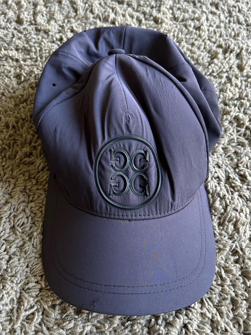 G/Fore Cap Mens Adjustable Purple/Black Circle Gs Logo Snapback Golf Hat